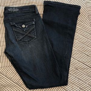 See Thru Soul. Size 28. Bootcut jeans